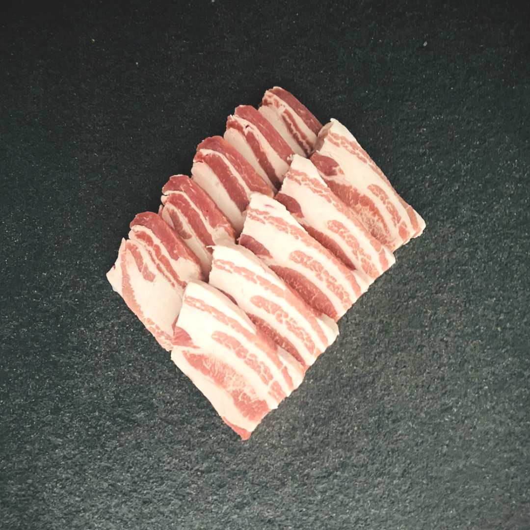 BBQ Iberico pork belly (7-9mm thick)  伊比利亞豬腩肉 (BBQ)(請注意呢個產品脂肪含量偏高，抗拒脂肪人士勿選）